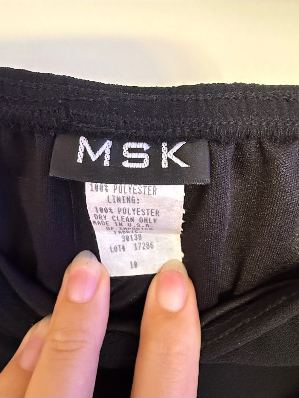 MSK Black Ruffle-Hem Maxi Skirt - Picture 4 of 4
